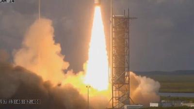 Minotaur Rocket Launches From Wallops Flight Facility
