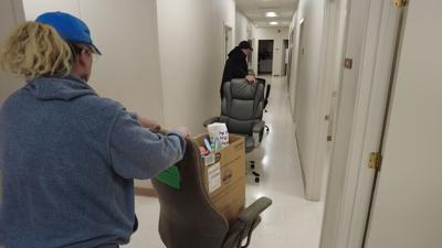 Health Department Staff Moving In