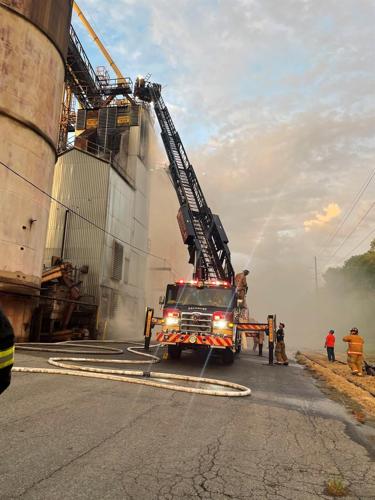 Soybean Dryer Fire at Perdue Farms