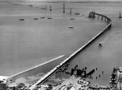 Chesapeake Bay Bridge Under Construction