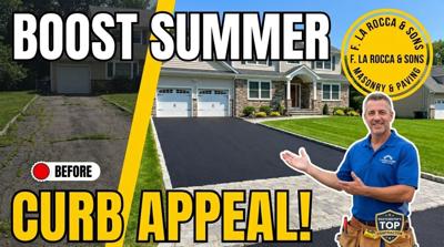 F. La Rocca & Sons Explains How Driveway Paving Contractors Can Improve Summer Curb Appeal
