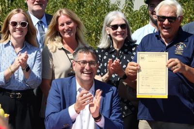 Gov. Matt Meyer signs SB 53, Delaware Farm to Community Program