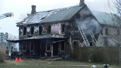 Parsonsburg Wango Road Fire