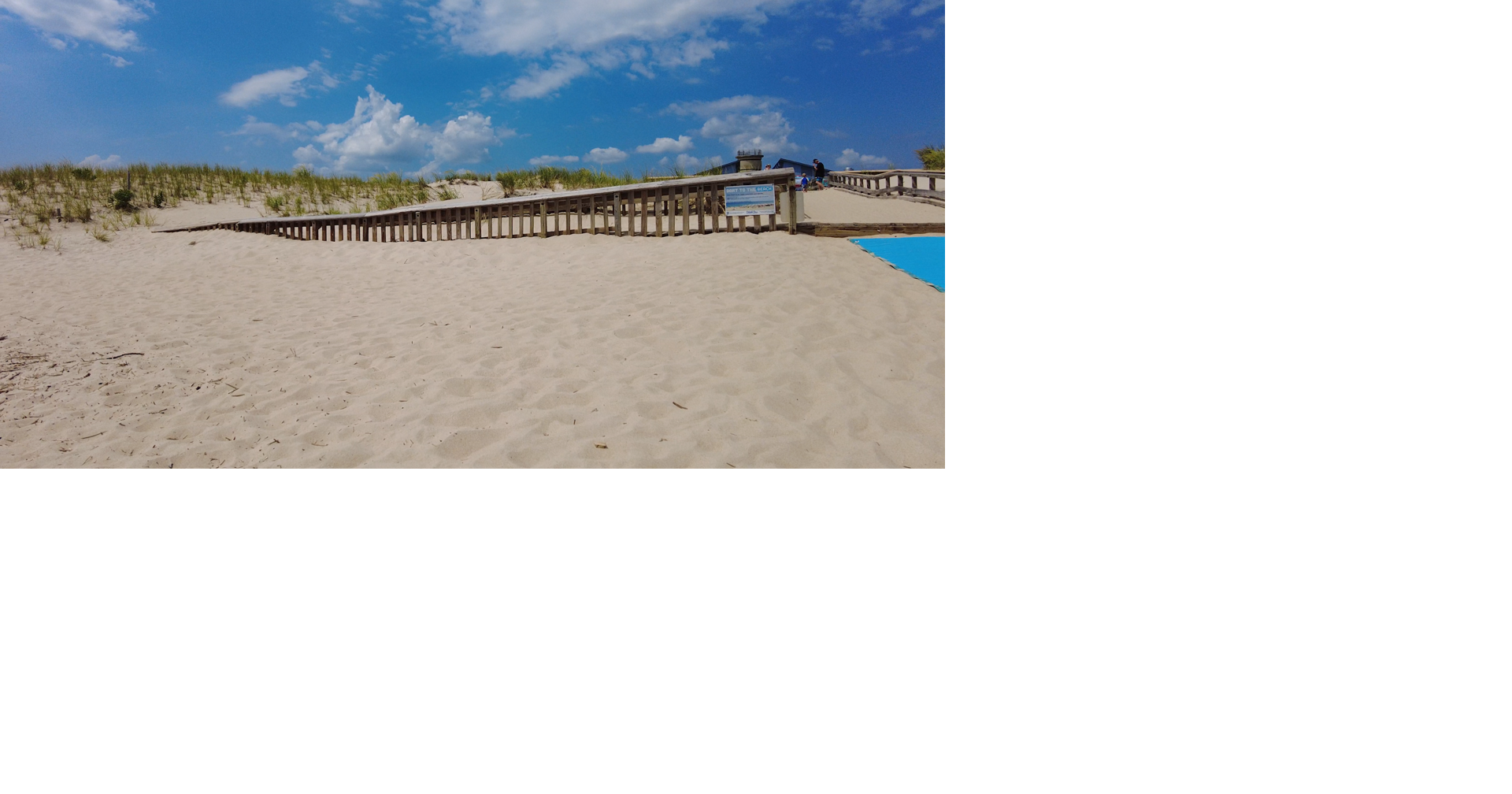 Tower Road Beach Dune Crossing Ramp Buried in Sand Latest News