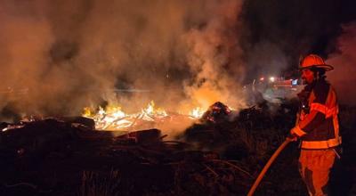 Hallwood Brush Fire