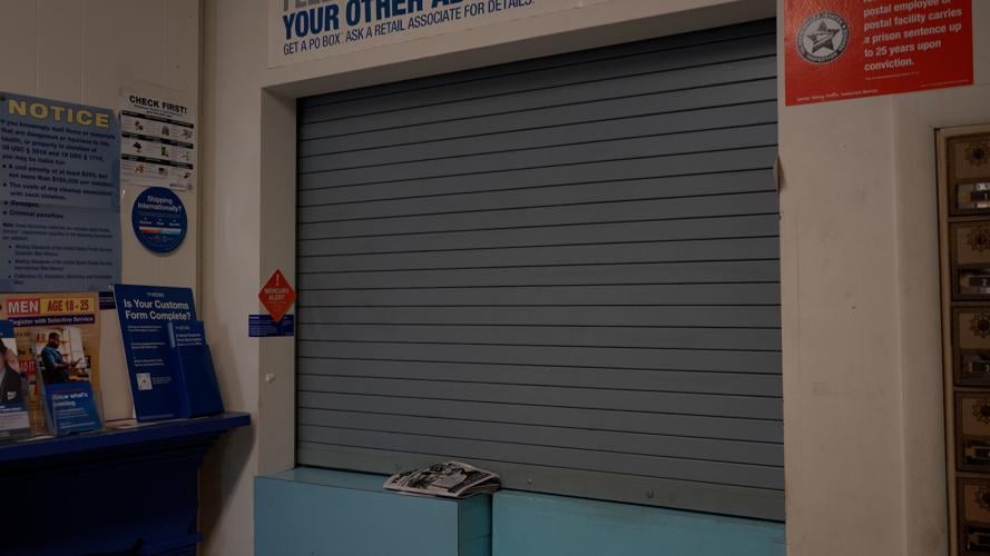 Closed Postal Window