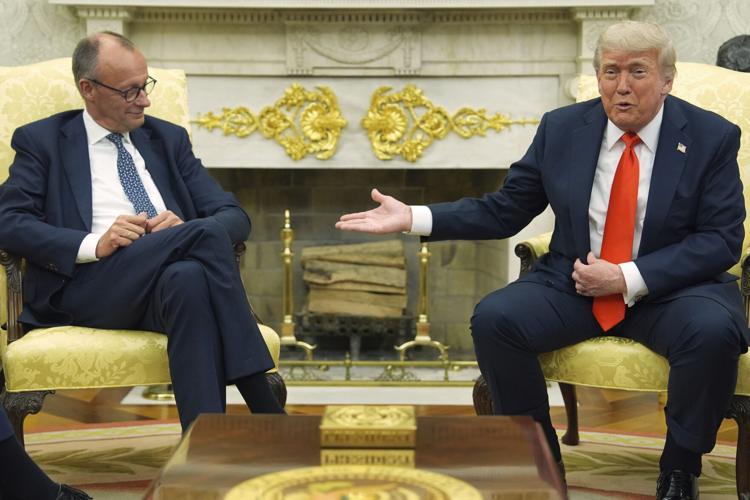 APTOPIX US Germany Trump