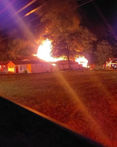 Large Delmar Building Fire #1