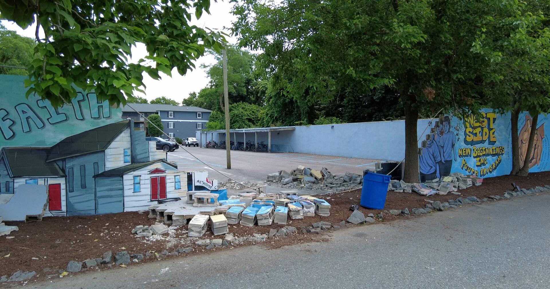 Hit-and-Run Crash Damages Rehoboth Beach Black History Mural Wall - Vimarsana News