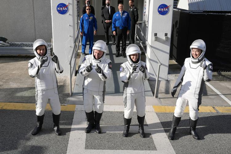 APTOPIX SpaceX Crew Launch