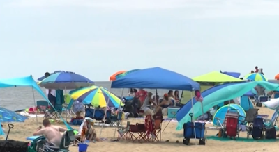 Tents on The Beach