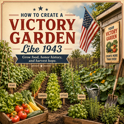 How to Create a Victory War Garden Like 1943