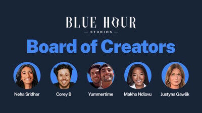 Blue Hour Studios Launches Board of Creators to Connect Brands Directly to Culture
