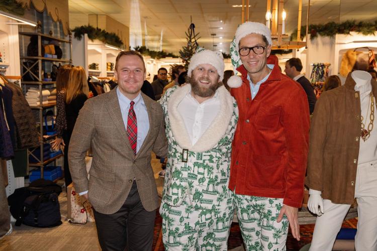 Santa Arrives on Lexington Avenue as J.McLaughlin Hosts a Holiday Fête with Selby Drummond, Will Kahn & Walker Ward in Support of Monday Night Hospitality