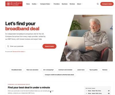 Broadband Provider makes its case as one of the best broadband comparison sites in the UK, publishing its editorial policy and naming Julian Glover as editor