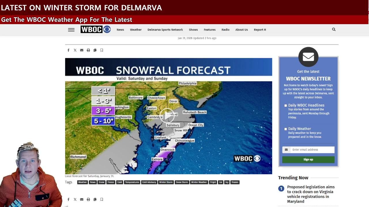 Winter Storm Update Jan. 31 Winter Storm Update Jan. 31