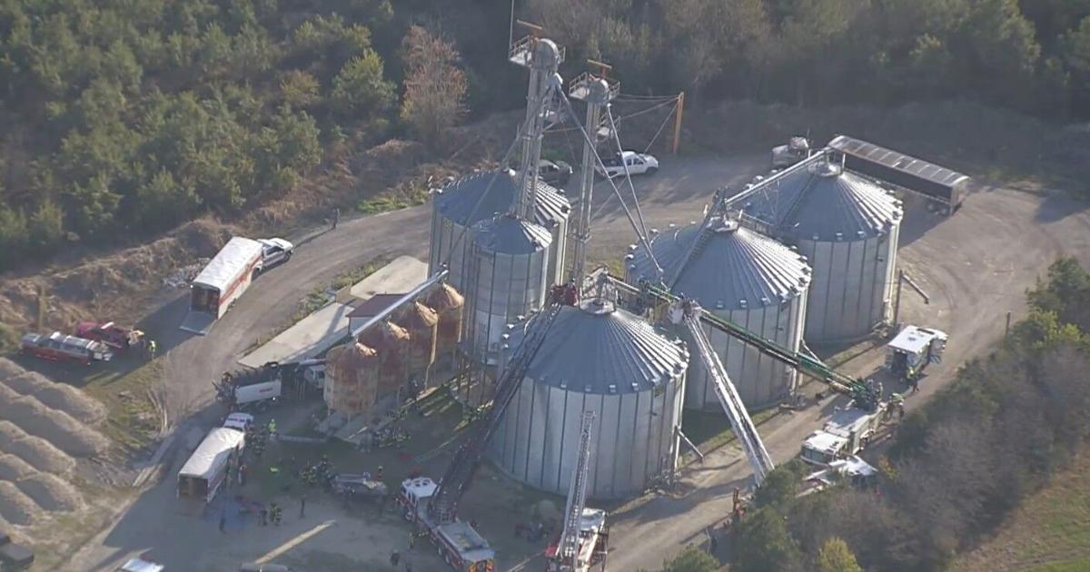 UPDATE: One rescued, one found dead in Bridgeville grain bin incident