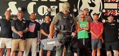 K9 Smoke Receives Protective Vest