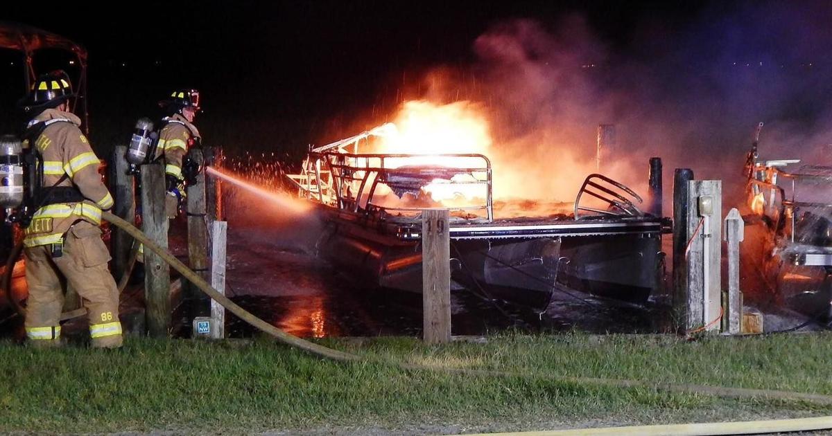 Boats Catch Fire at West Bay Park Marina