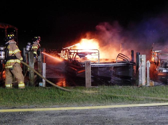 Boats Catch Fire at West Bay Park Marina
