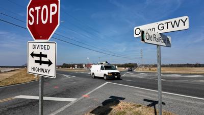 Route 50 and Old Railroad Road Intersection