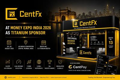 CentFX Announces Participation at Money Expo India 2026 as Titanium Sponsor
