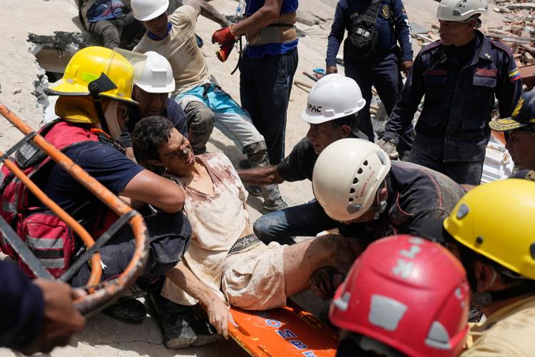 APTOPIX Venezuela Earthquake