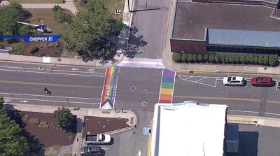 Salisbury Pride Crosswalks