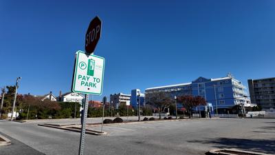 Paid Parking Lot in Ocean City