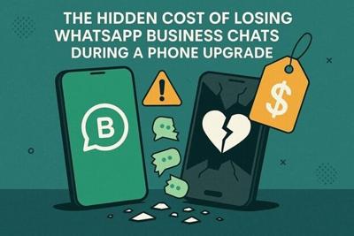 Wondershare Highlights Dr.Fone Solution to Help Businesses Prevent WhatsApp Chat Loss During Phone Upgrades