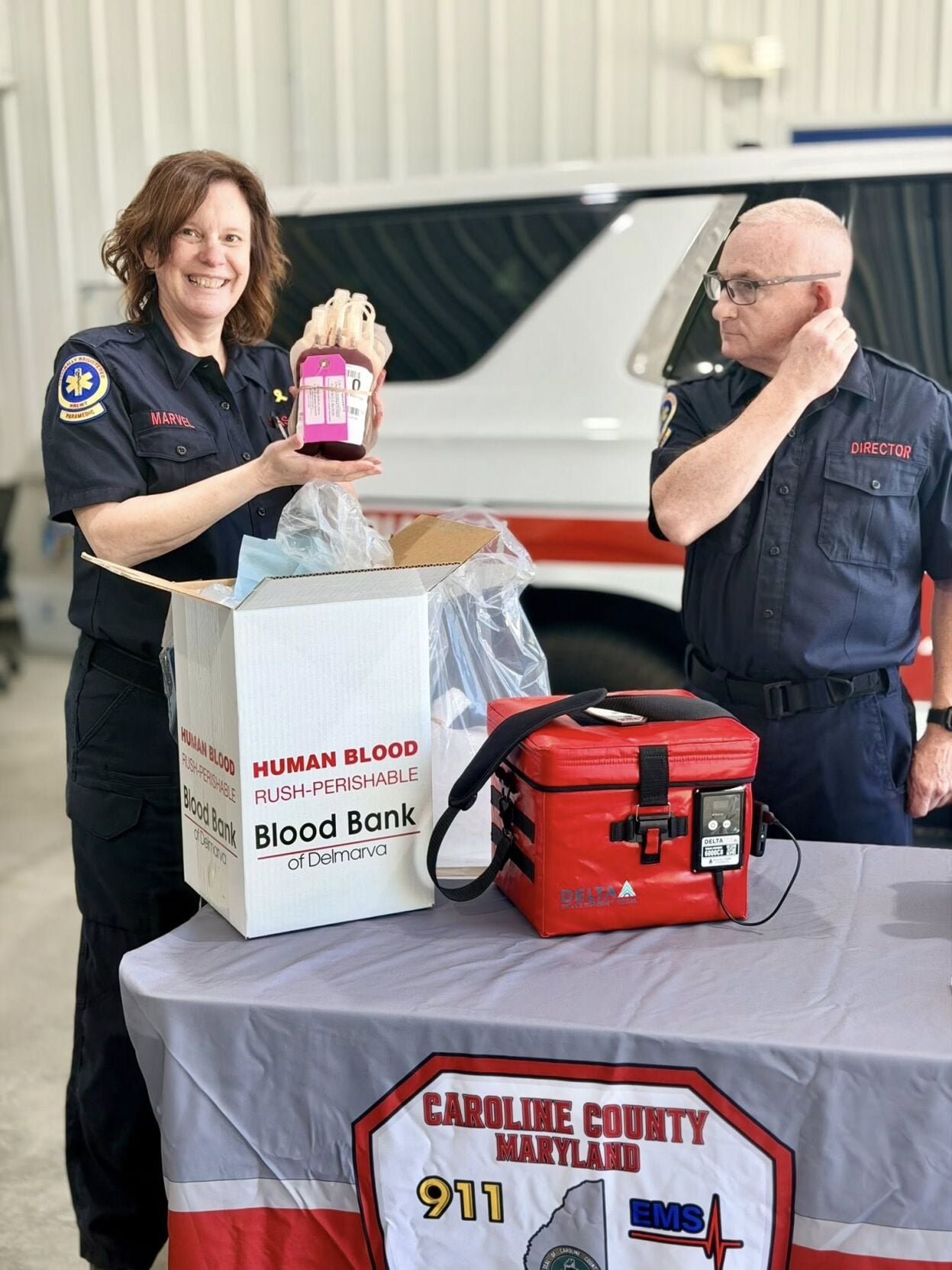 Caroline County whole blood program