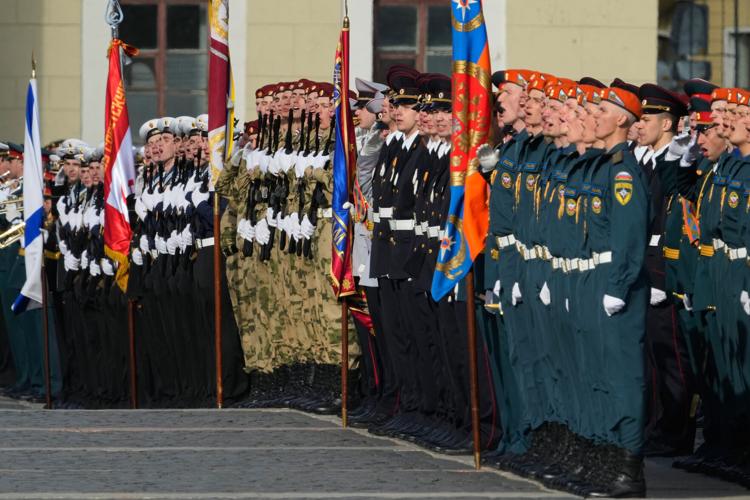 Russia Victory Day Parade Rehearsal