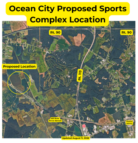 Proposed OC Sports Complex Map