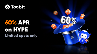 Toobit Expands Earn Series with New 60% APR on HYPE