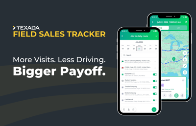 Texada Launches Field Sales Tracker for Equipment Rental and Dealership Sales Teams