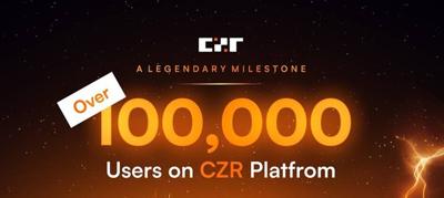 CZR Exchange Surpasses 100,000 Global Users, Marking Major Milestone in Platform Growth