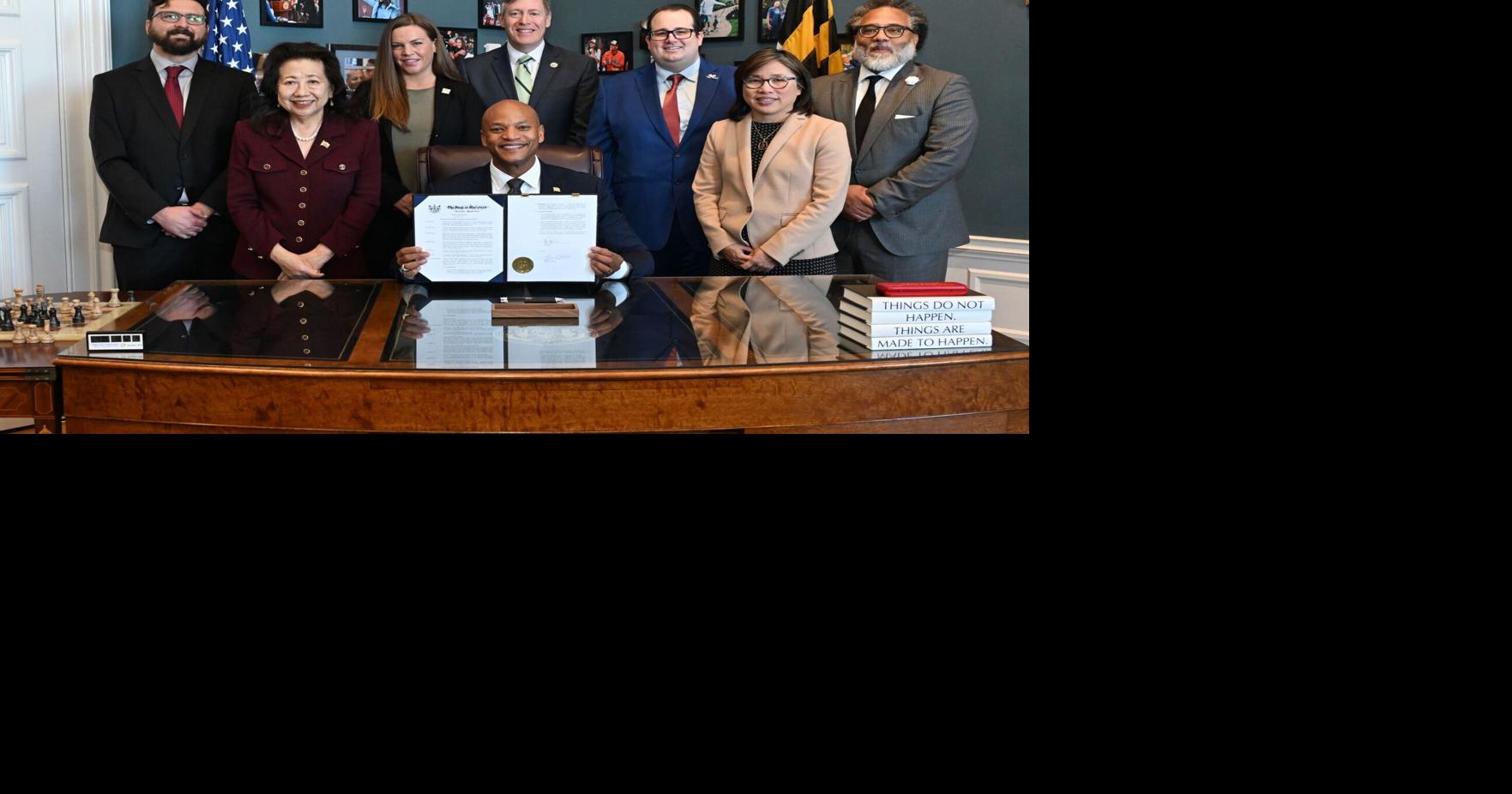 Maryland Governor Wes Moore signs executive order establishing the Maryland Horse Industry Strategic Plan