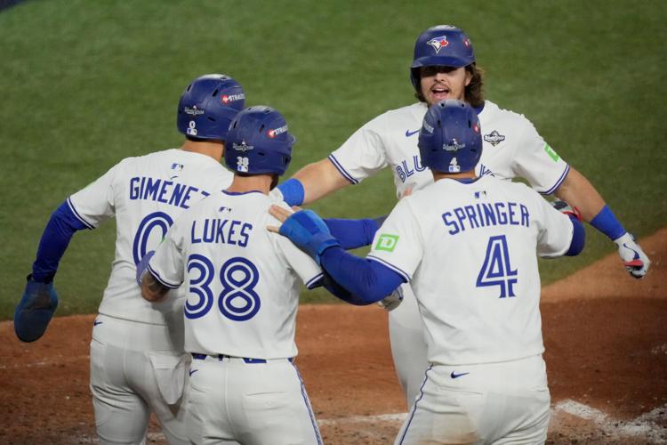 APTOPIX World Series Dodgers Blue Jays Baseball