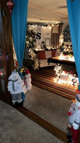 Sandy Santori's snowman sanctuary.