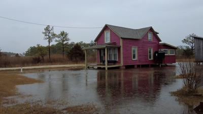 Flooding in Hoopers Island Tuesday Afternoon