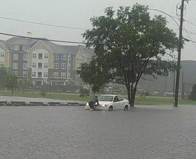 Heavy Rainfall Leads to Flooded Roads in Wicomico County