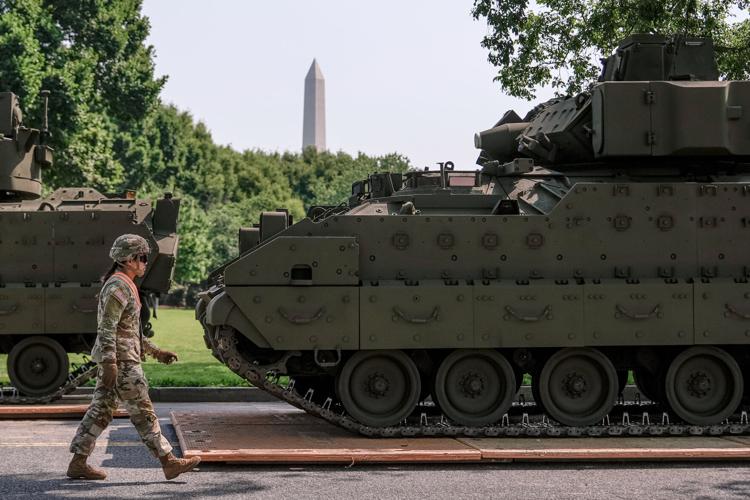 APTOPIX Trump Military Parade