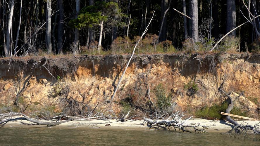 Erosion at Thompson Island