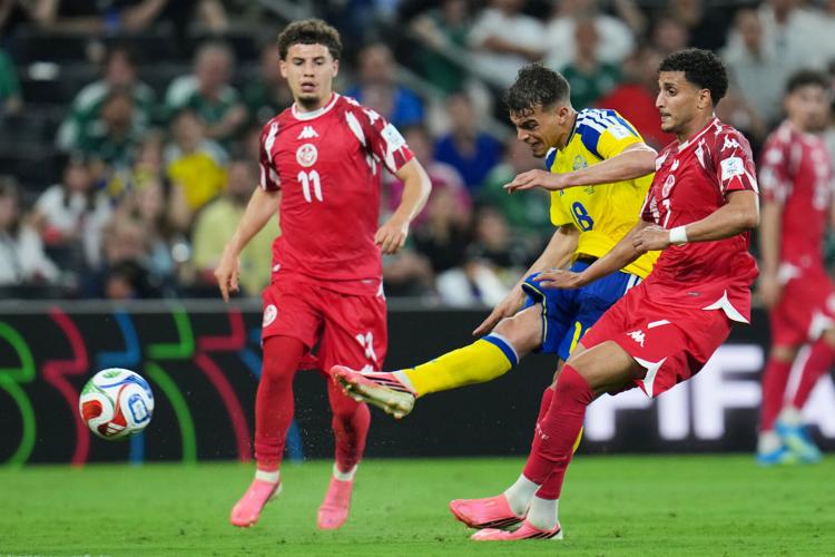 Tunisia Sweden WCup Soccer