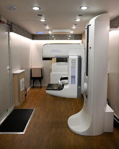 TidalHealth Mobile Mammography Interior