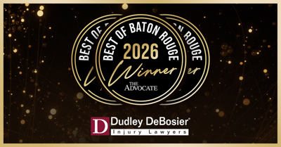 Dudley DeBosier Injury Lawyers Wins Three Gold Awards in Best of Baton Rouge