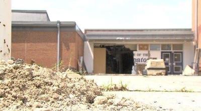 Demolition Begins For Old Dover High School