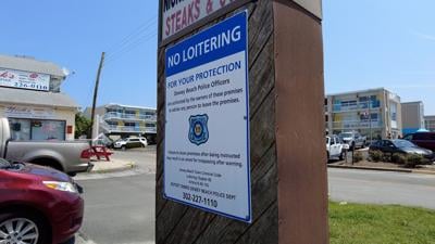 No Loitering Signage in Dewey Beach