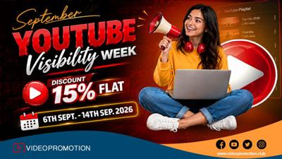 Video Promotion Club Announces September YouTube Visibility Week for Independent Creators