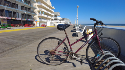 Bike on OC Boardwalk